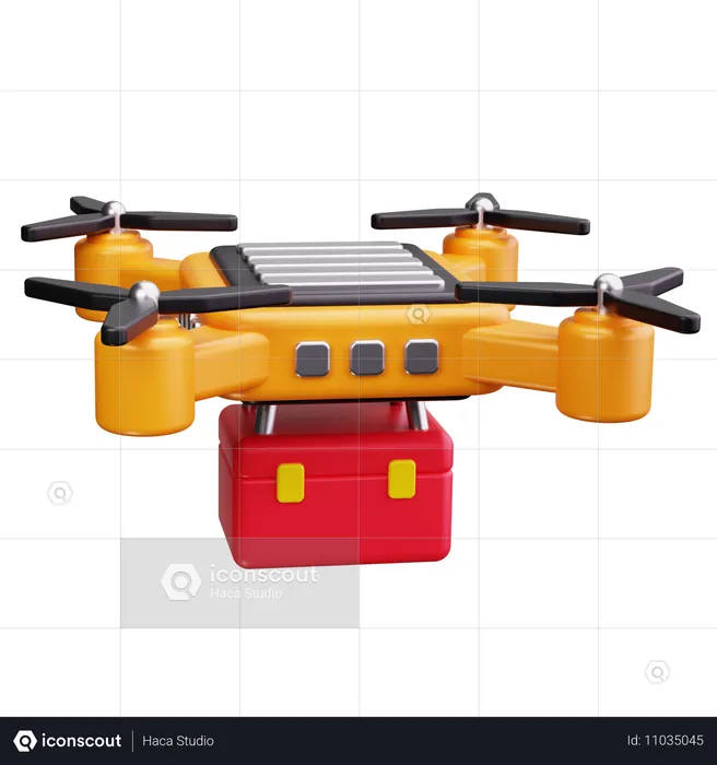 Drone Kit  3D Icon