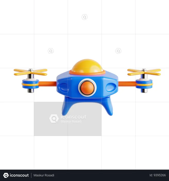 Drone Vehicle  3D Icon