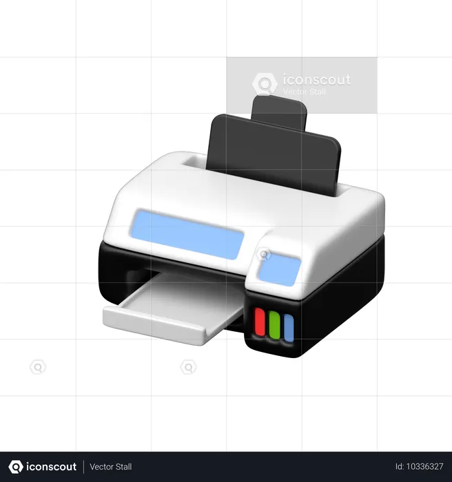 Drucker  3D Icon