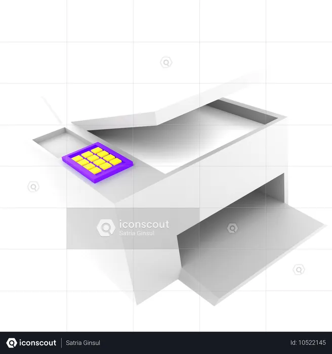 Drucker  3D Icon