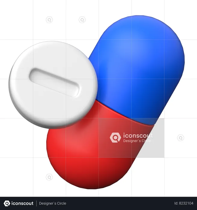Drug  3D Icon