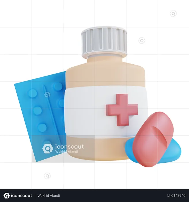 Drug  3D Icon