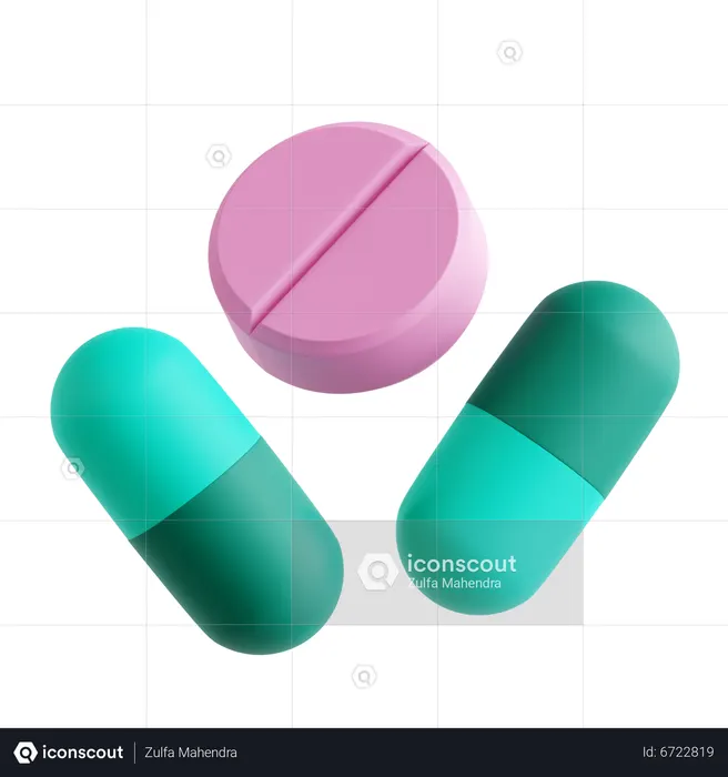 Drug  3D Icon