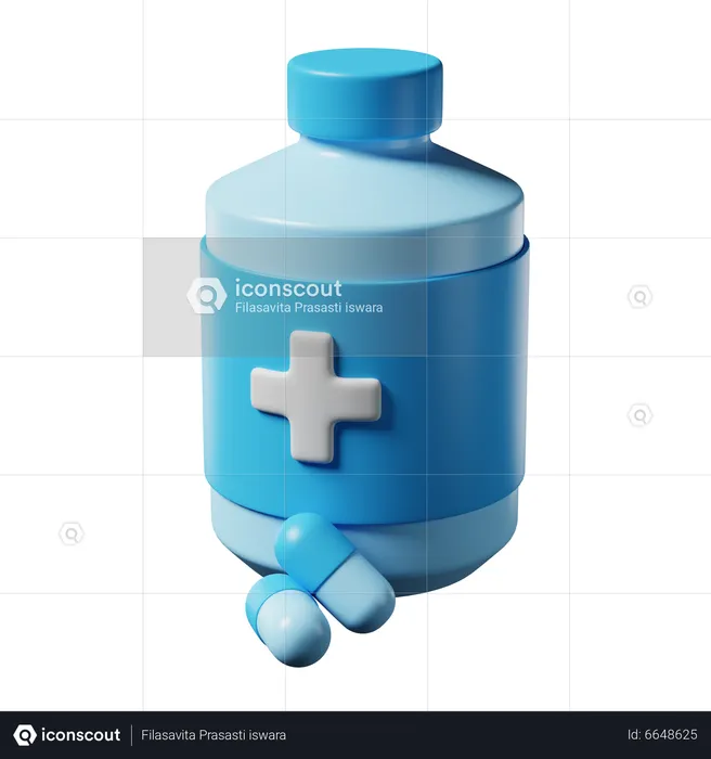 Drug medicine  3D Icon