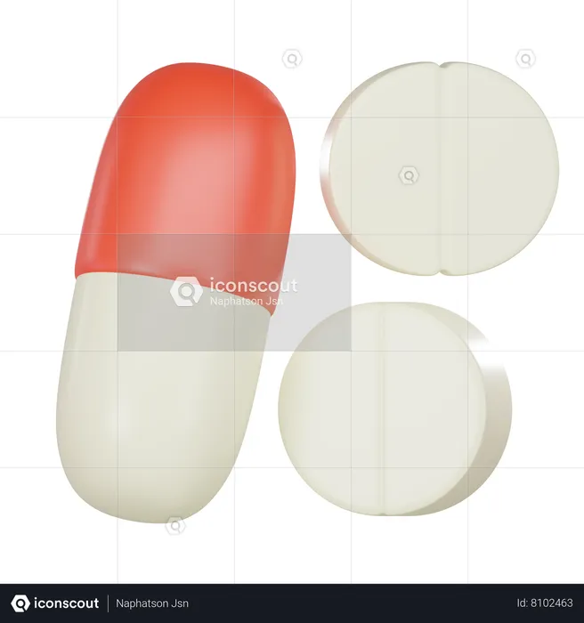 Drugs  3D Icon