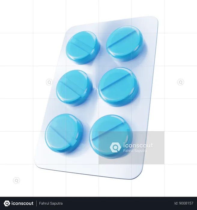 Drugs Tablet  3D Icon