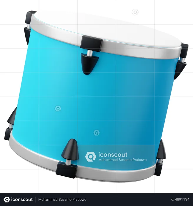 Drum  3D Icon