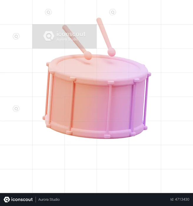 Drum  3D Illustration