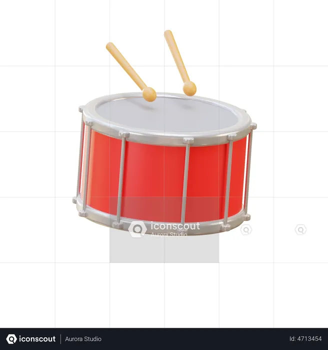 Drum  3D Illustration