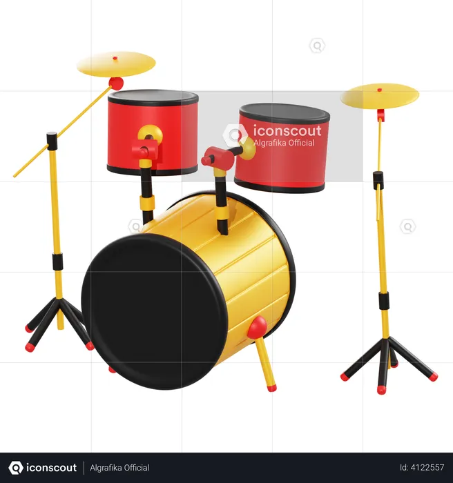 Drum  3D Illustration