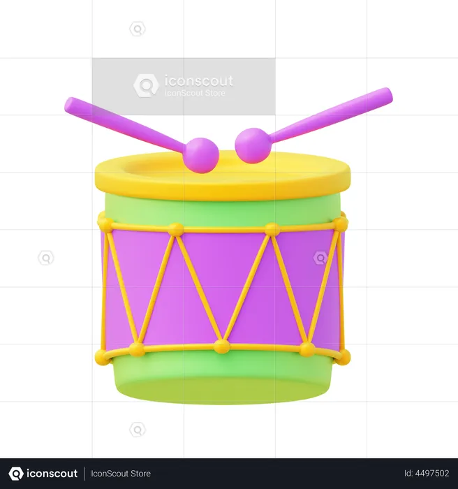 Drum Stick  3D Icon