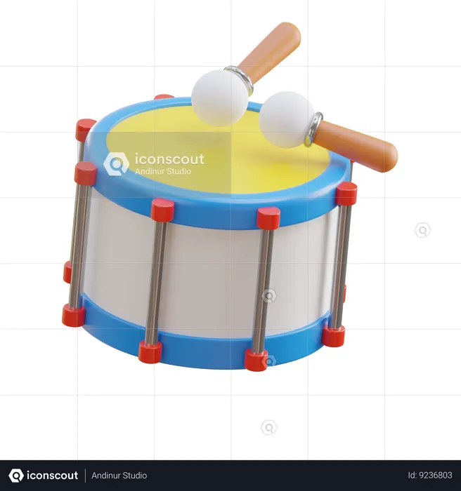 Drum Toys  3D Icon