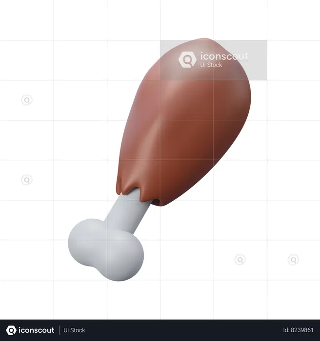 Drumstick  3D Icon