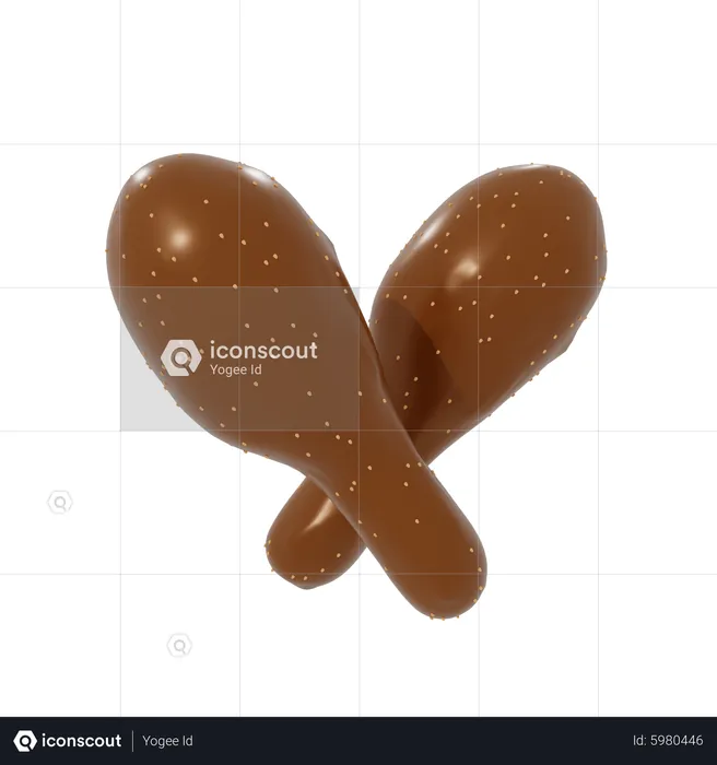 Drumstick  3D Icon