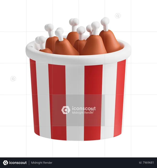 Drumstick  3D Icon