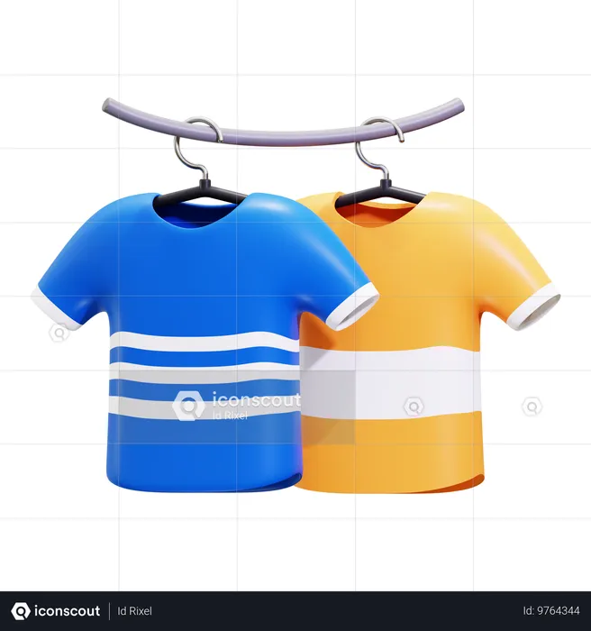 Drying Clothes  3D Icon