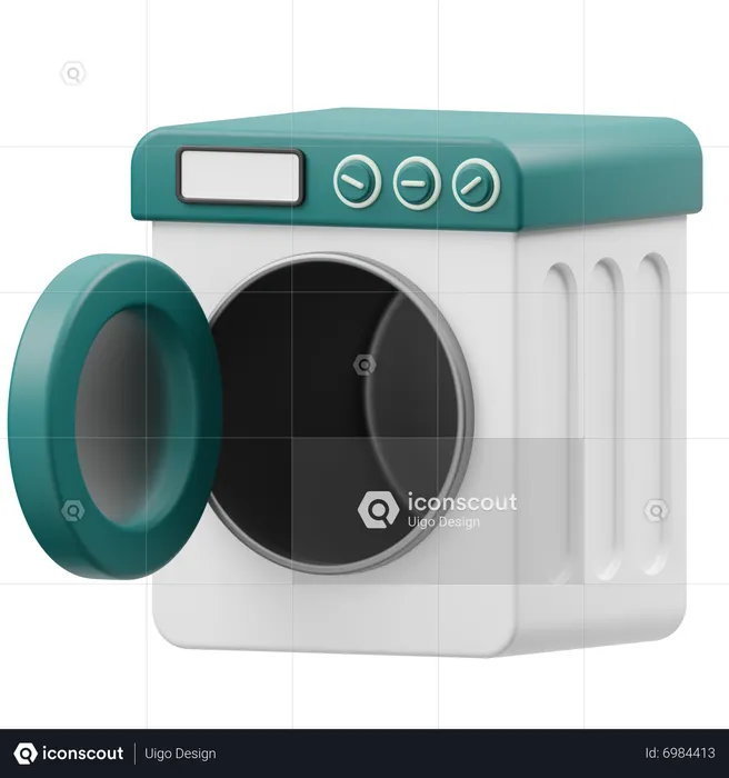Drying Machine  3D Icon