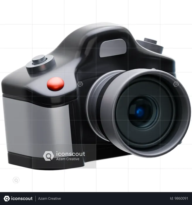 DSLR 카메라  3D Icon