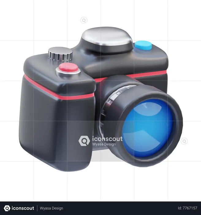 Dslr Camera  3D Icon