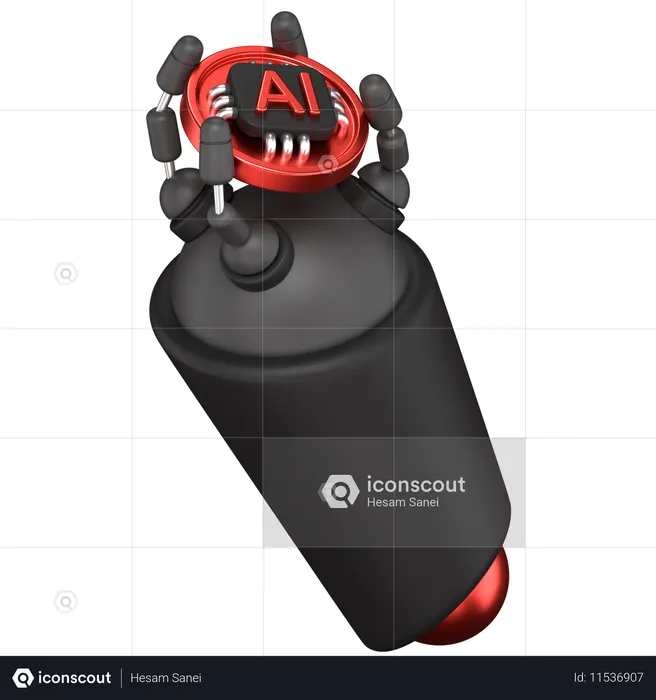 Du hast eine Hand  3D Icon