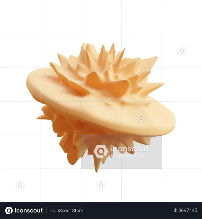 Dual and explosion Sphere  3D Icon