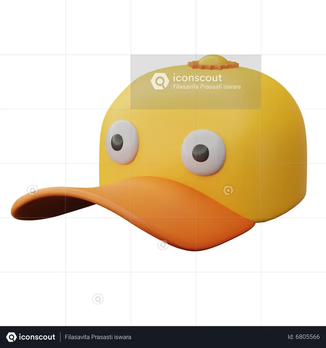 Duck Hat  3D Icon