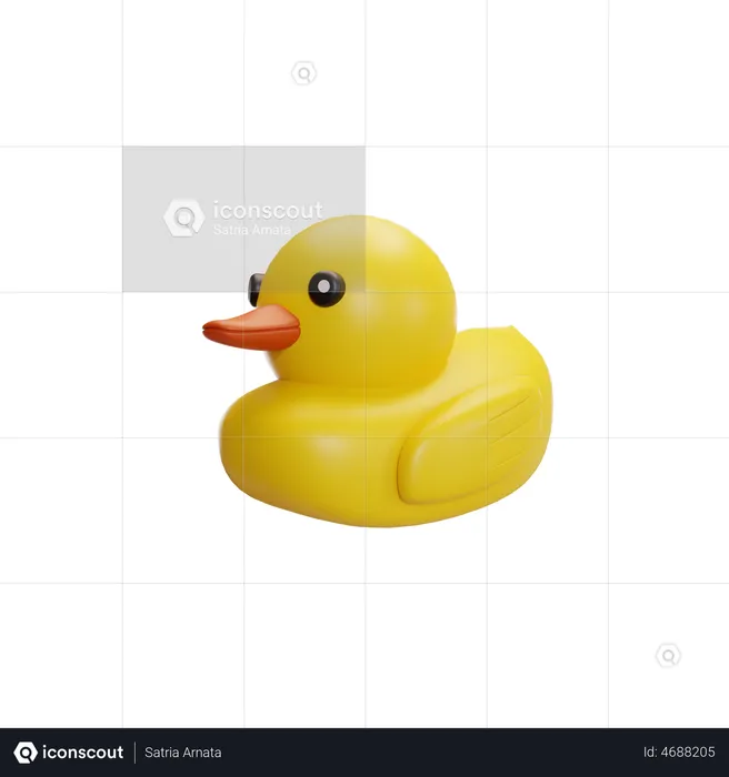 Duck Toy  3D Illustration