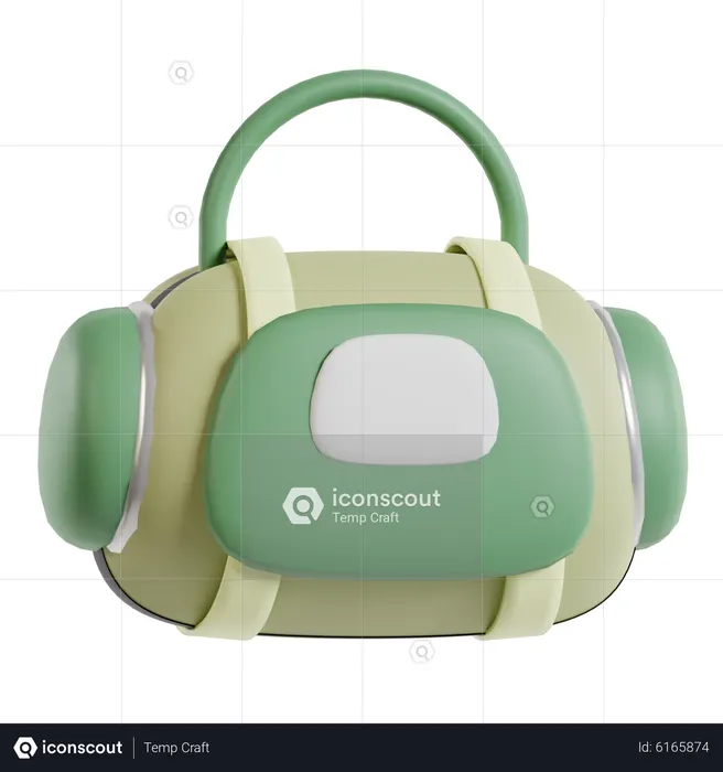Duffle Bag  3D Icon