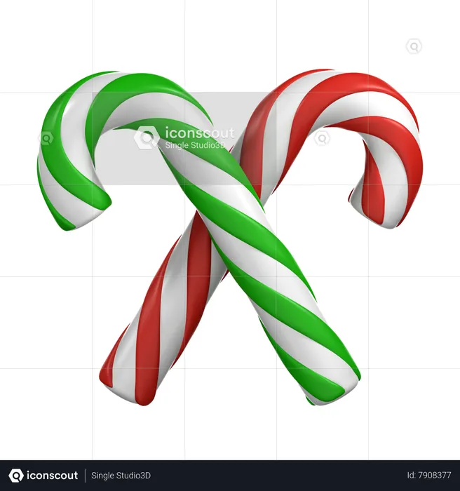 Dulces de navidad  3D Icon