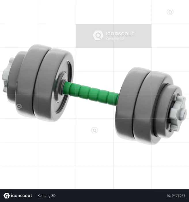 Dumbbell  3D Icon