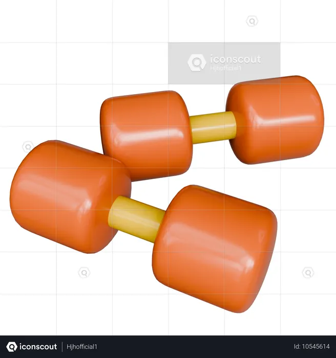 Dumbbell  3D Icon