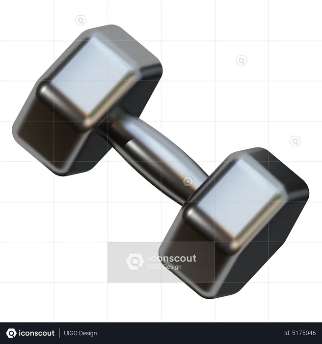 Dumbbell  3D Icon