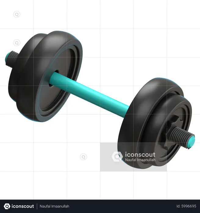 Dumbbell  3D Icon