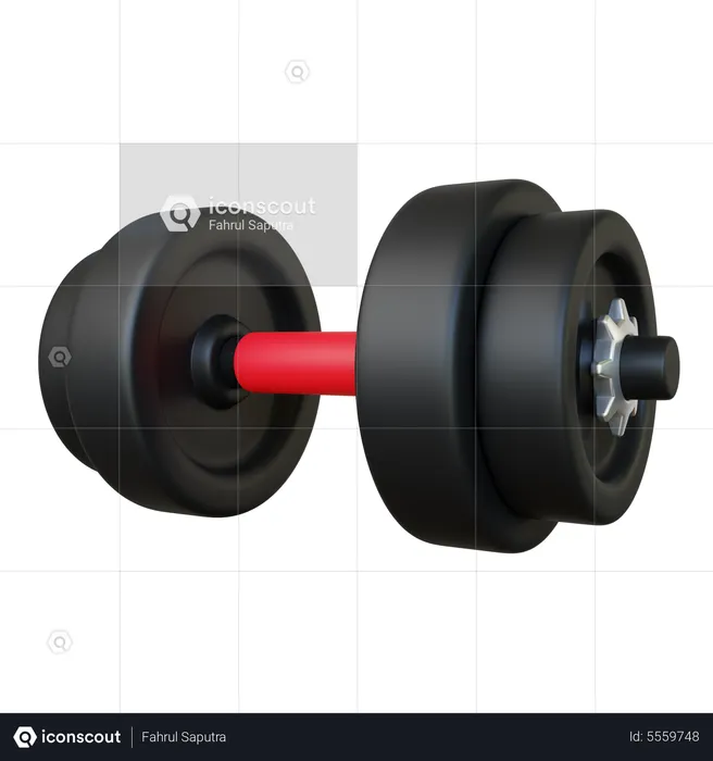 Dumbbell  3D Icon