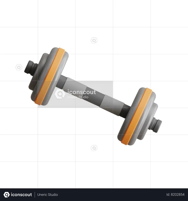 Dumbbell  3D Icon