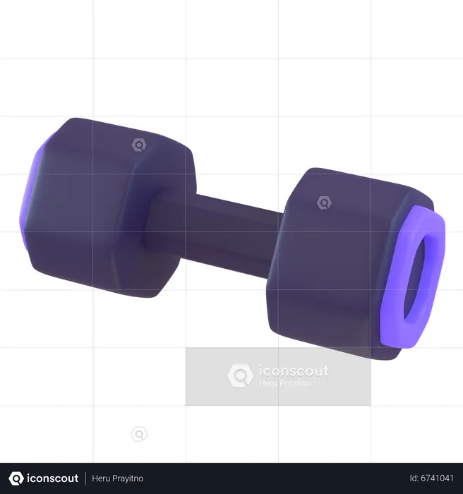 Dumbbell  3D Icon