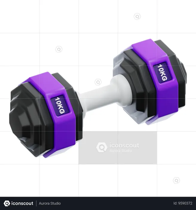 Dumbbell  3D Icon