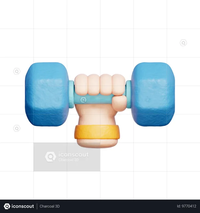 Dumbbell  3D Icon