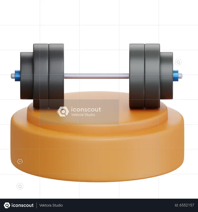 Dumbbell  3D Icon