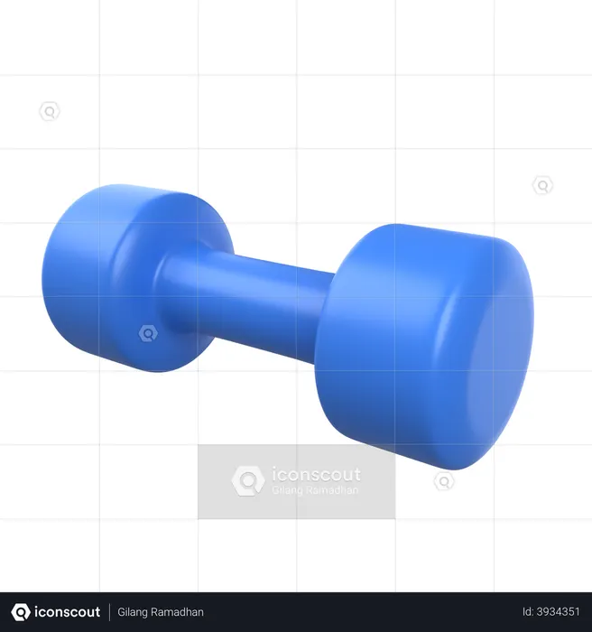 Dumbbells  3D Illustration