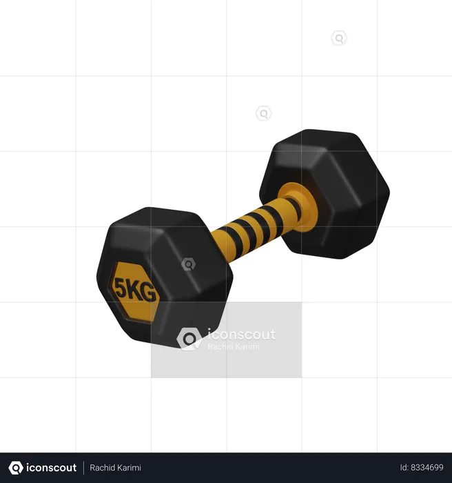 Dumbell  3D Icon