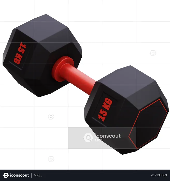 Dumbell  3D Icon