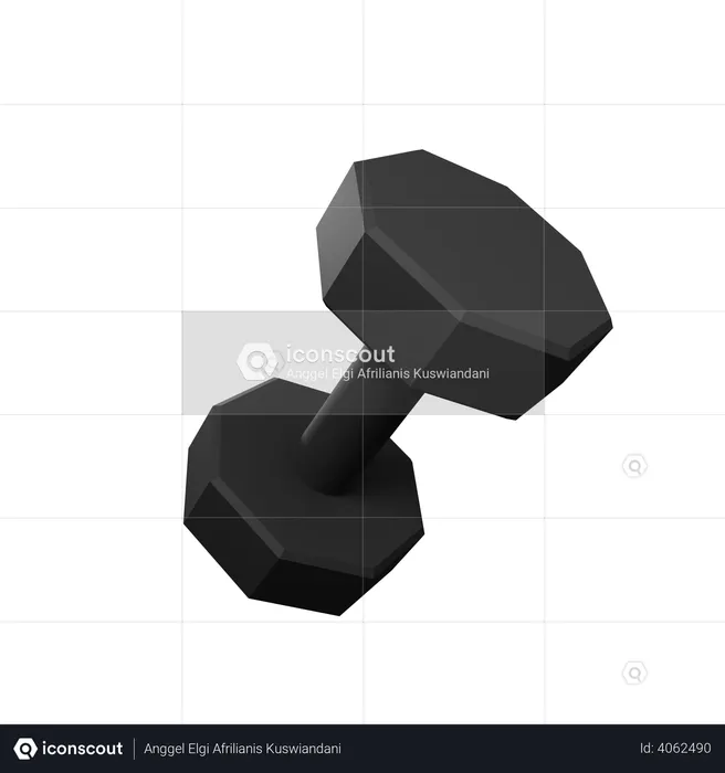 Dumbell  3D Illustration