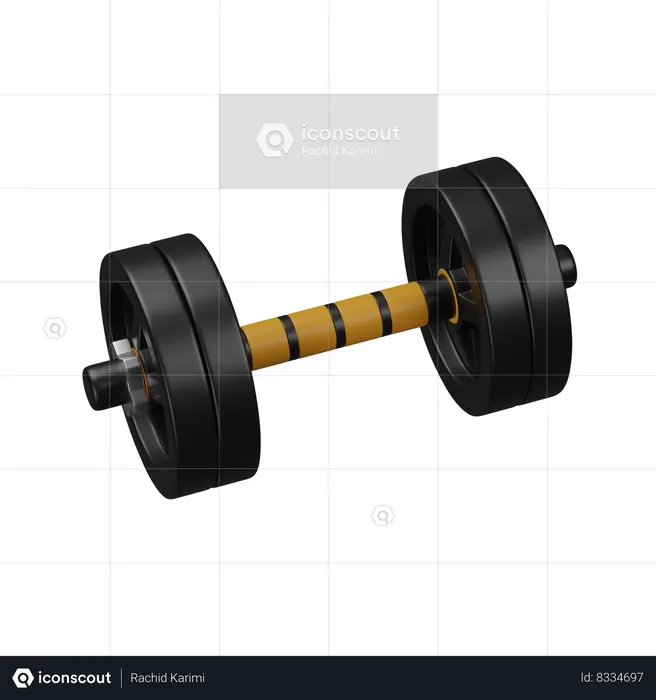 Dumblel  3D Icon