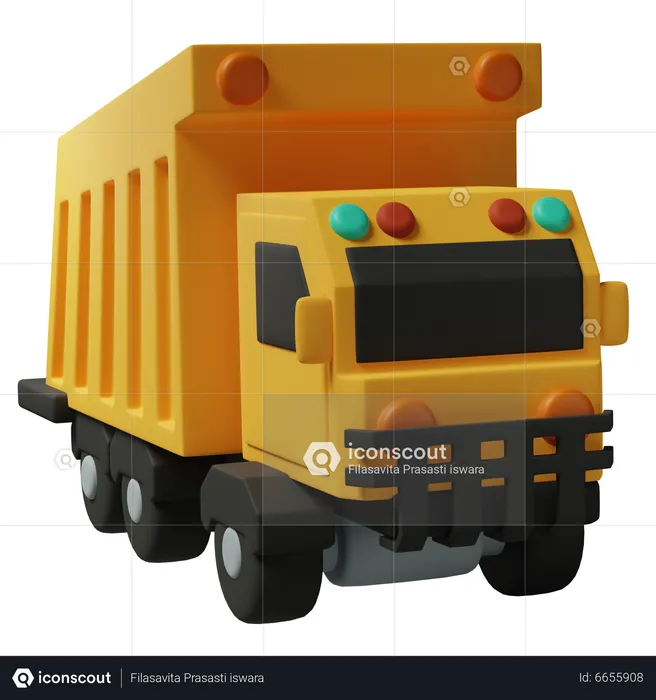 Dump Truck  3D Icon