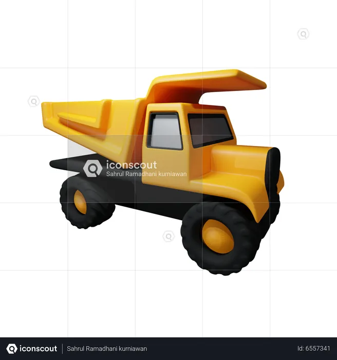 Dump Truck  3D Icon