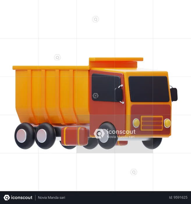 Dump Truck  3D Icon