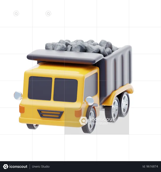 Dump Truck  3D Icon