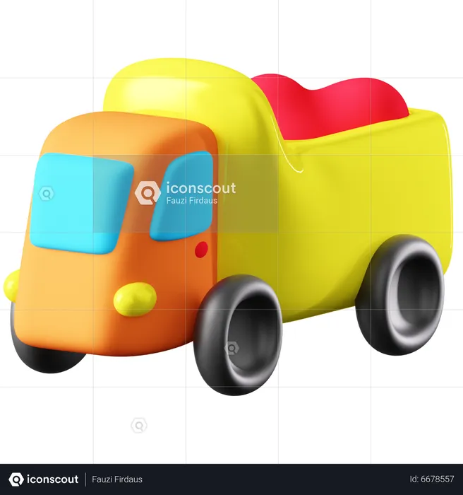 Dumper Truck  3D Icon