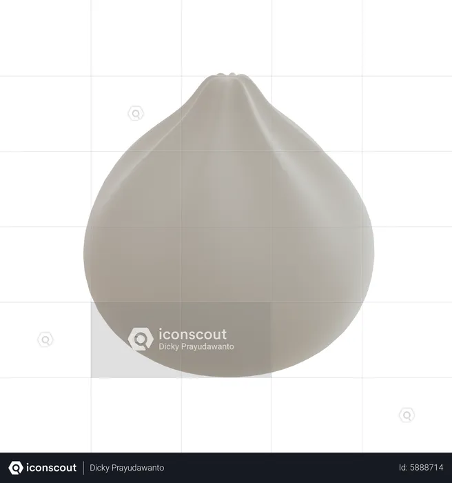 Dumpling  3D Icon